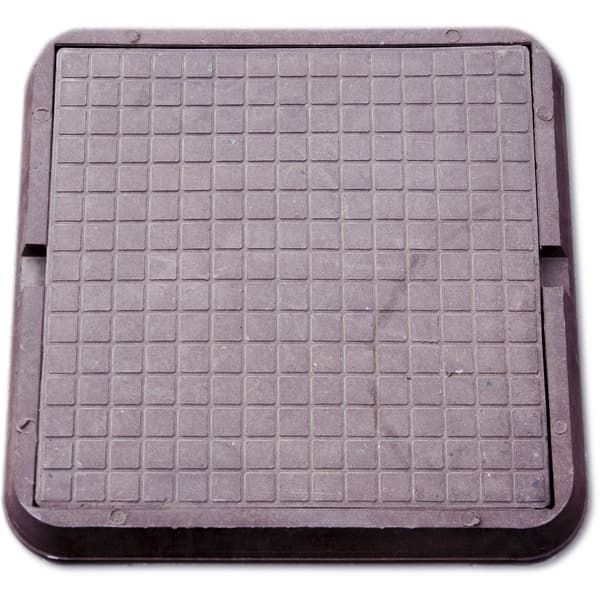 Люк полимерно-композитный 685 х 685 мм 1,5 т (коричневый) Агросток 21882